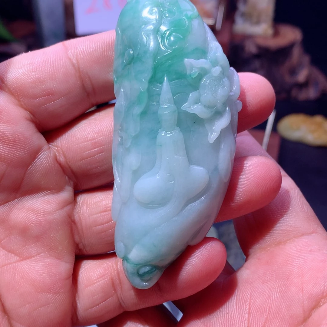 定制翡翠未镶嵌开**多翡翠