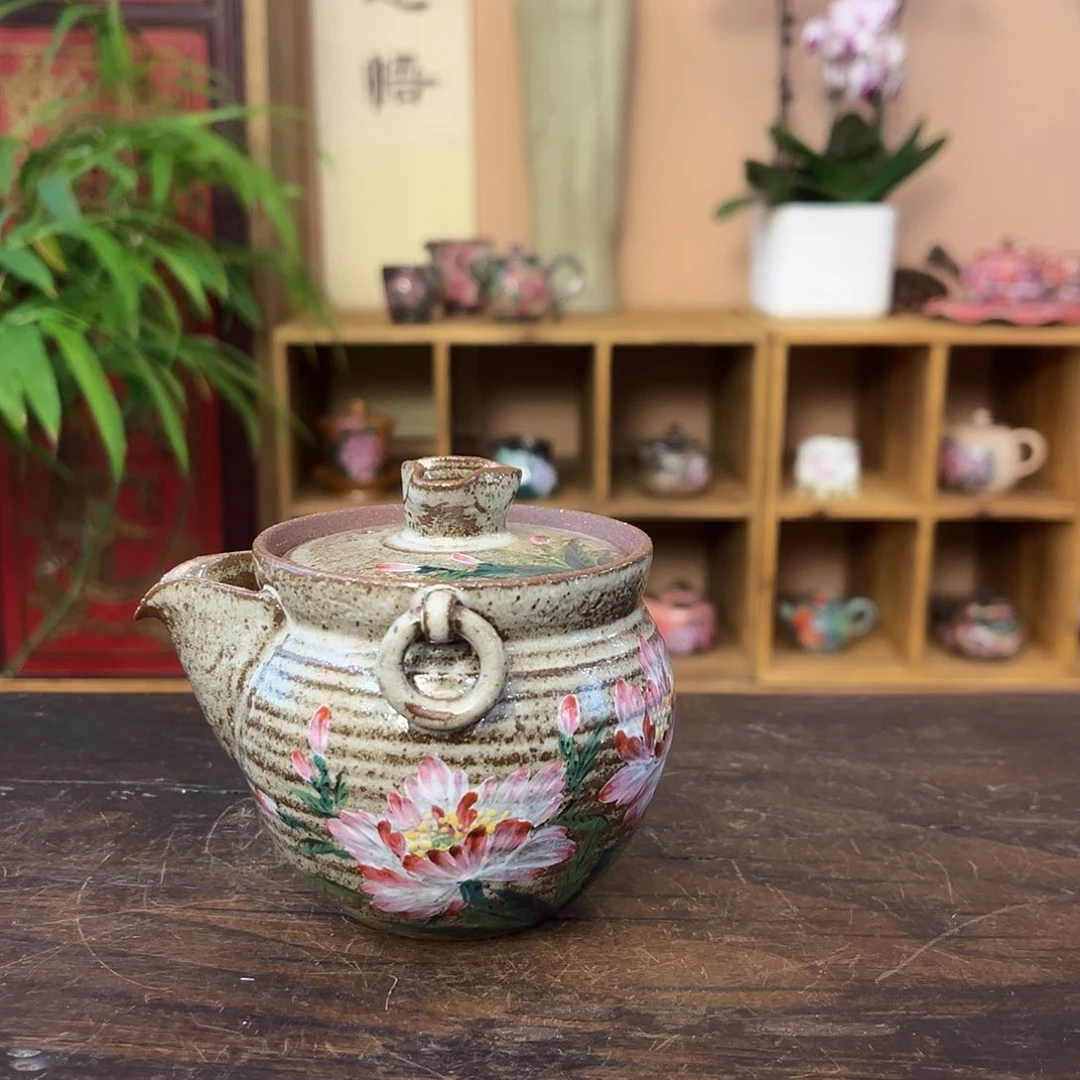 柴烧手工手绘陶瓷