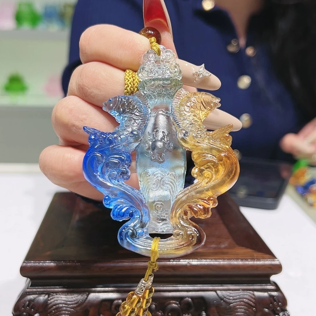 【闪购商品】手工艺品琉璃宝瓶车挂