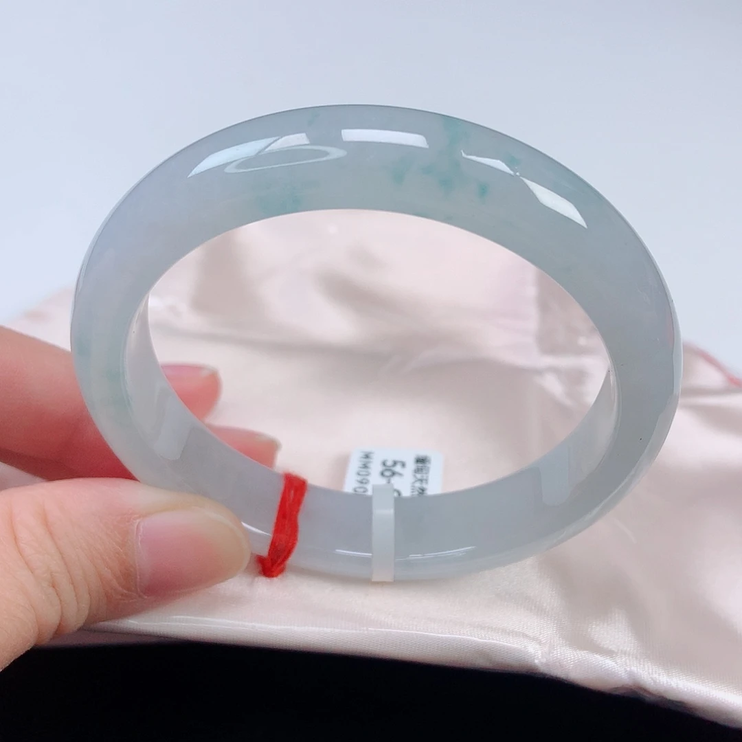 未镶嵌手镯翡翠56正圈