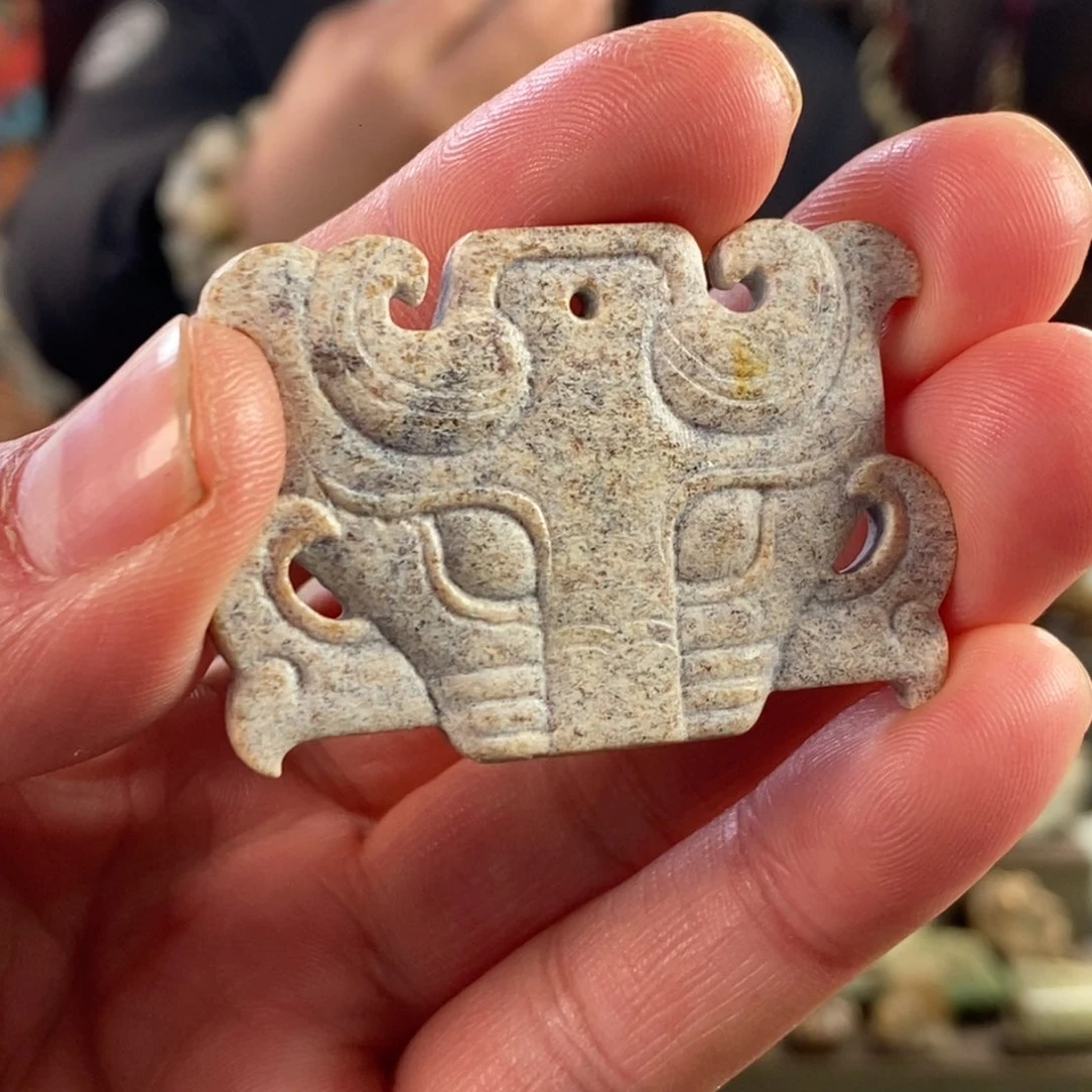 和田玉挂件未镶嵌无**涛