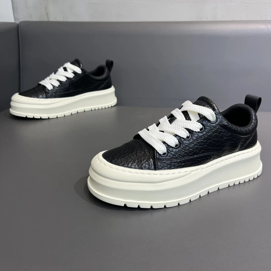 韩版厚底小白鞋男士新款网红爆款休闲鞋青春潮流舒适时尚百搭男鞋