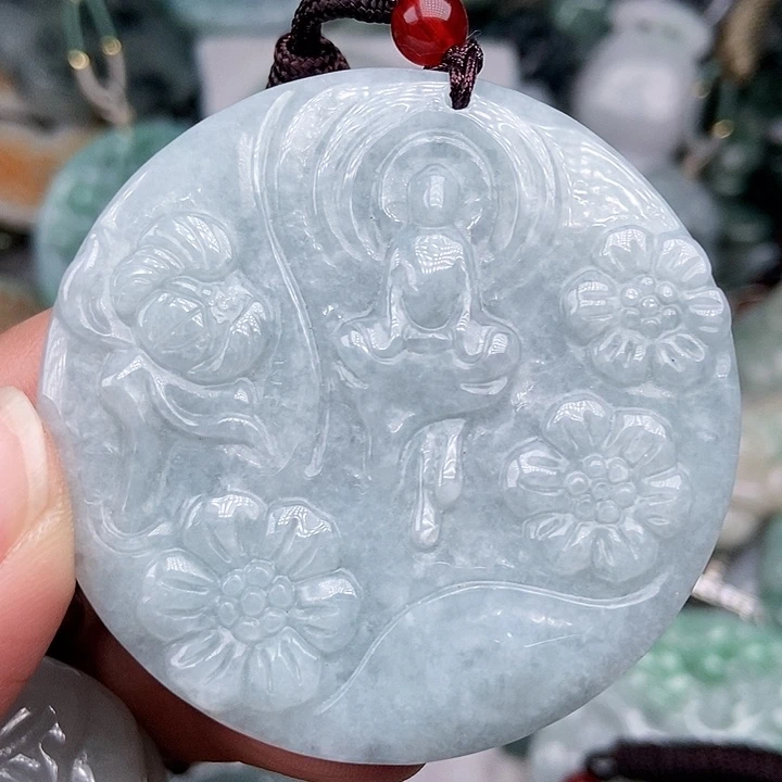 颈饰未镶嵌翡翠翡翠