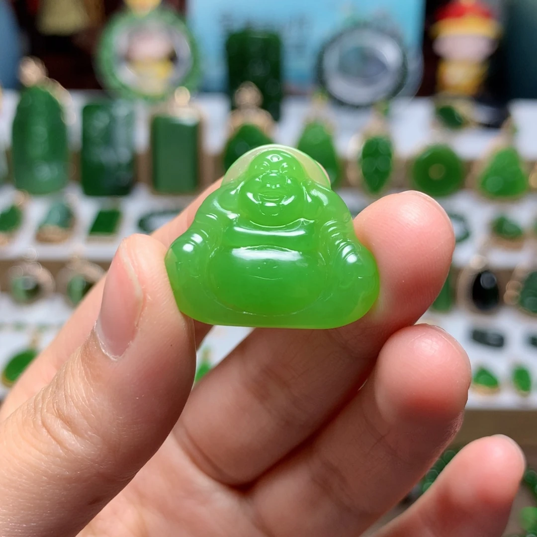 和田玉（碧玉）裸面未镶嵌