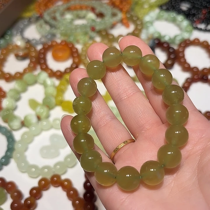 蛇纹石玉未镶嵌手串