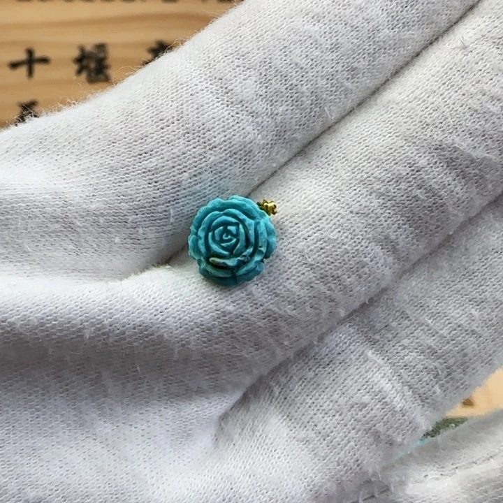 绿松石未镶嵌3玫瑰花w