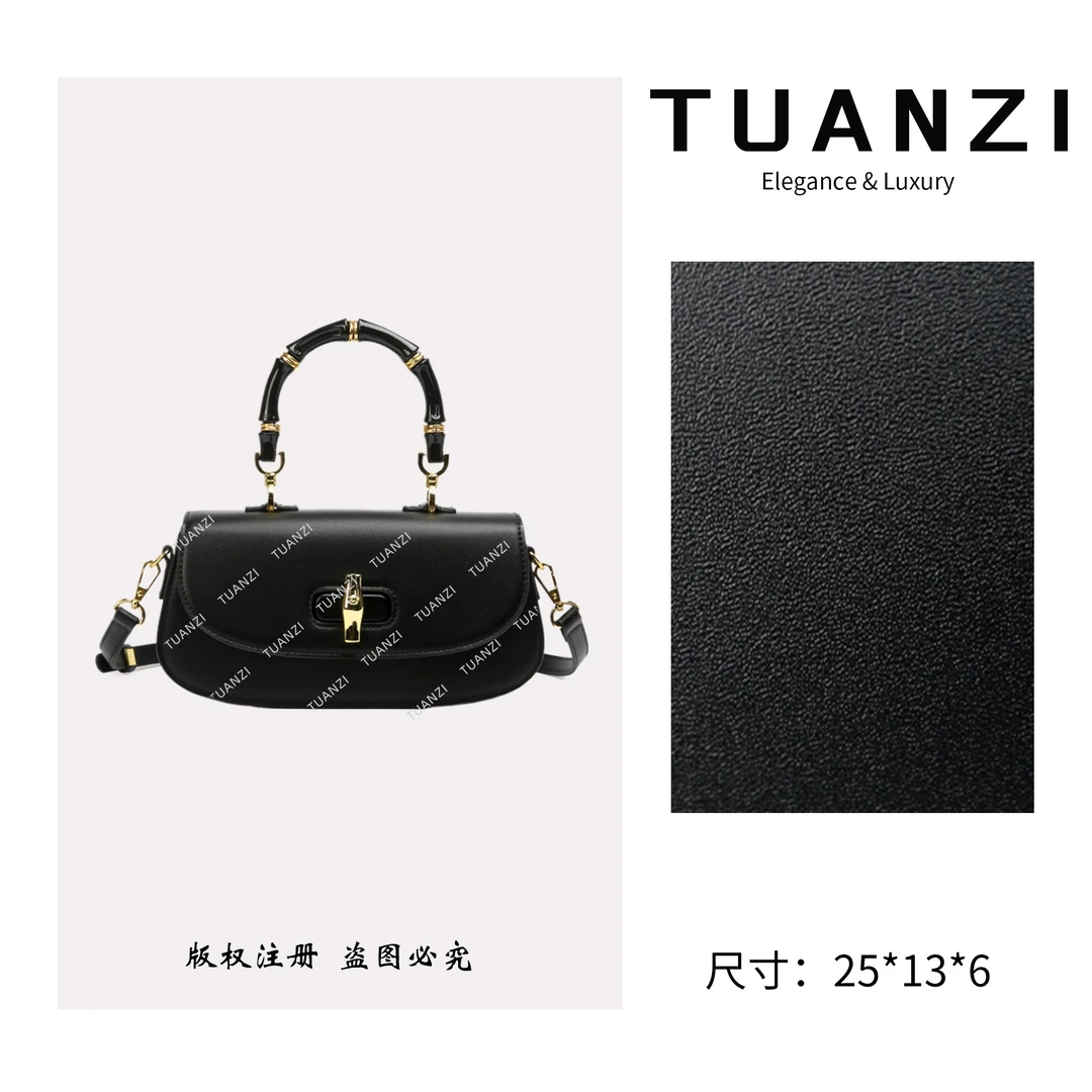 TUANZI【高端玩家】 新款经典女士轻奢单肩腋下女包 SKL-Z8063-黑色