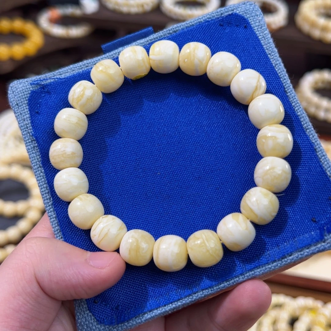 琥珀未镶嵌手串11.6mm