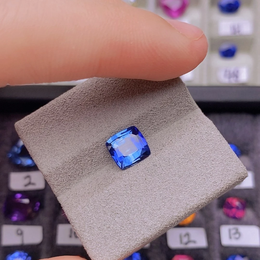 裸石蓝宝石CGRL皇家蓝玻璃体台面大1.53ct/0525