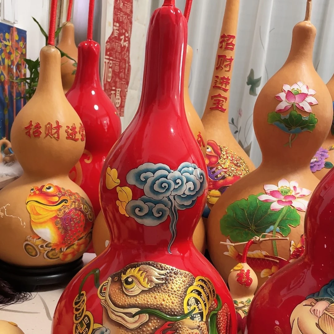 W***F木葫芦福禄大漆招财蟾