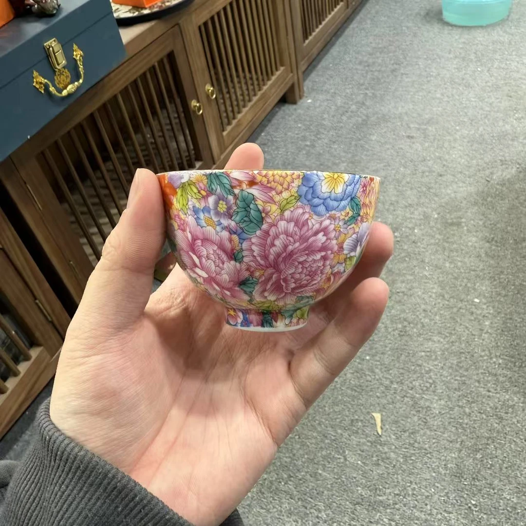 【闪购链接】万花珐琅彩主人杯E517
