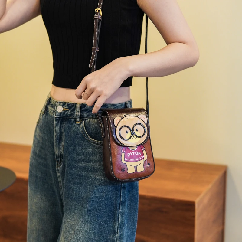 单肩手机包网红斜挎包小皮包百搭新款小包包2025新款爆款女式包潮