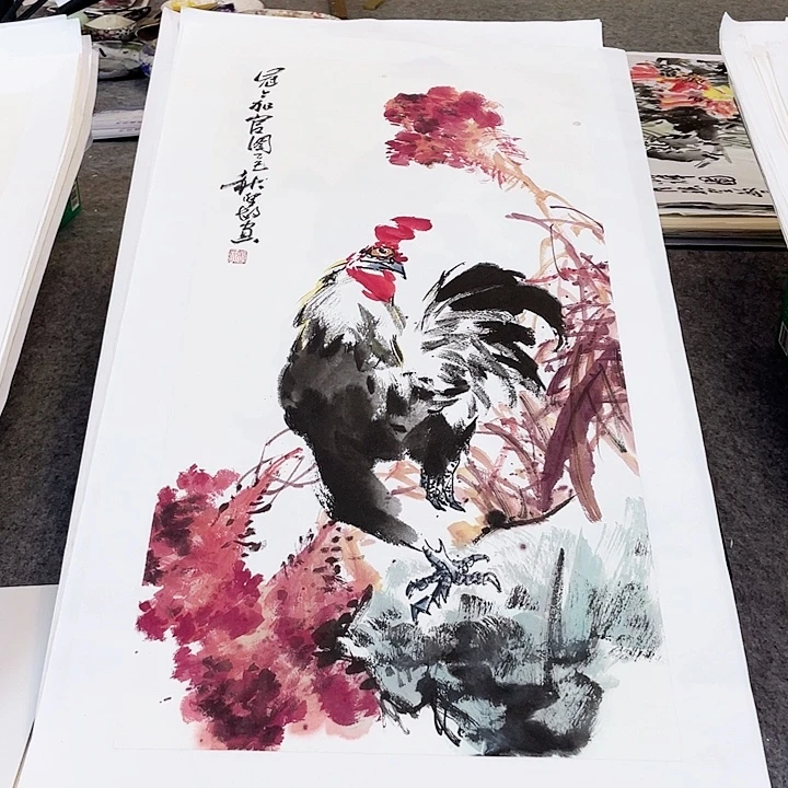 国画张圣敏先生纯手绘作品