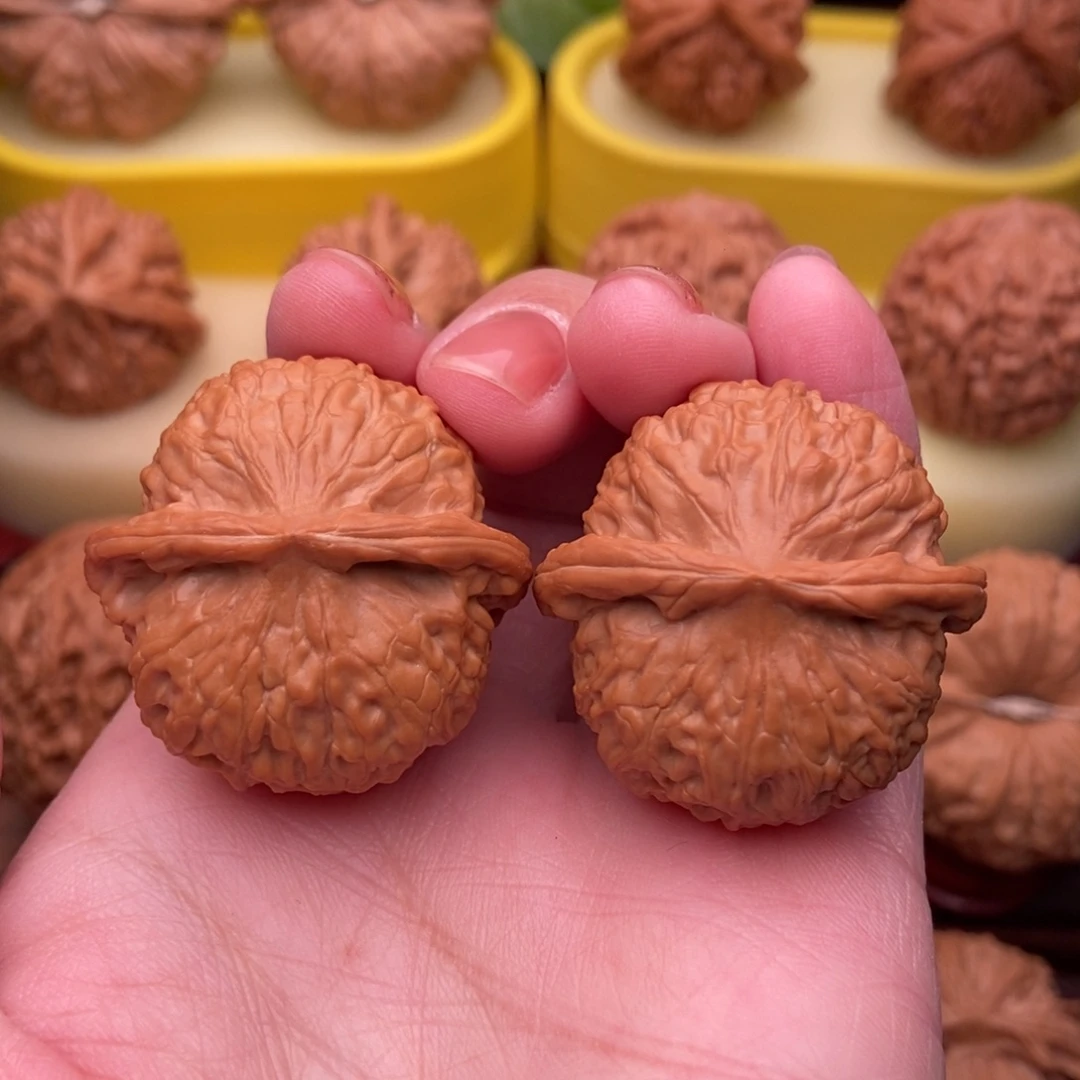 把件文玩核桃金锭元宝35