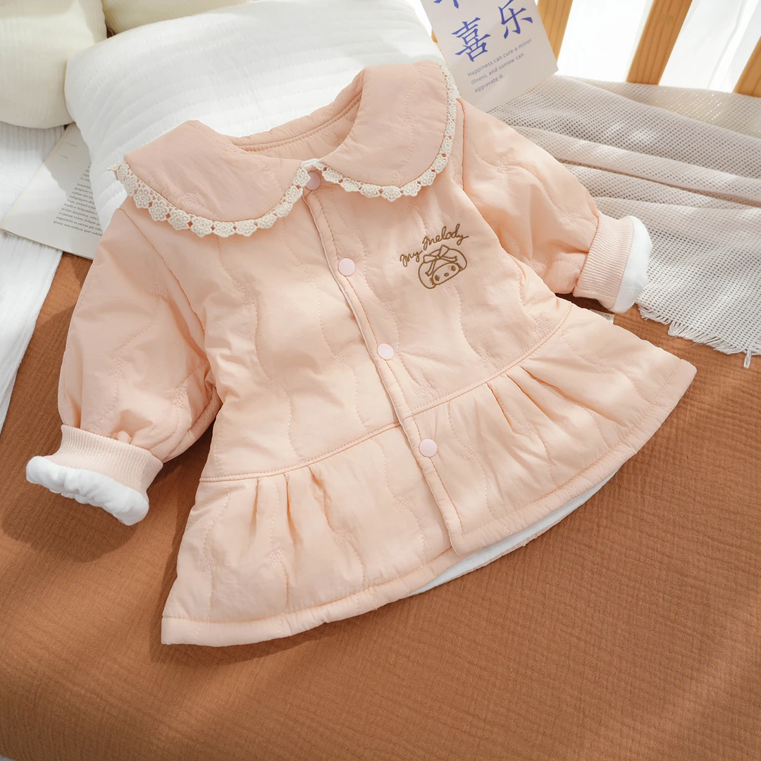 女宝宝棉衣棉服冬季加厚外穿外出服洋气女童婴幼儿棉衣保暖衣冬装