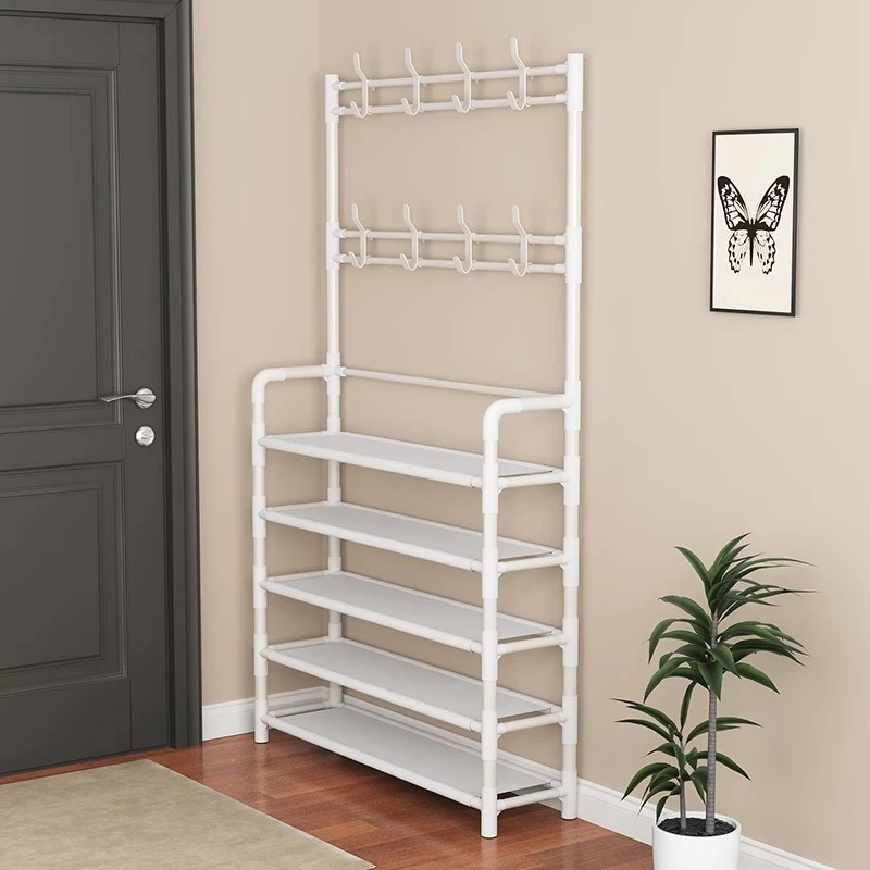 铁艺衣帽架落地卧室门口衣柜北欧家用挂衣架客厅置物架衣架子简易