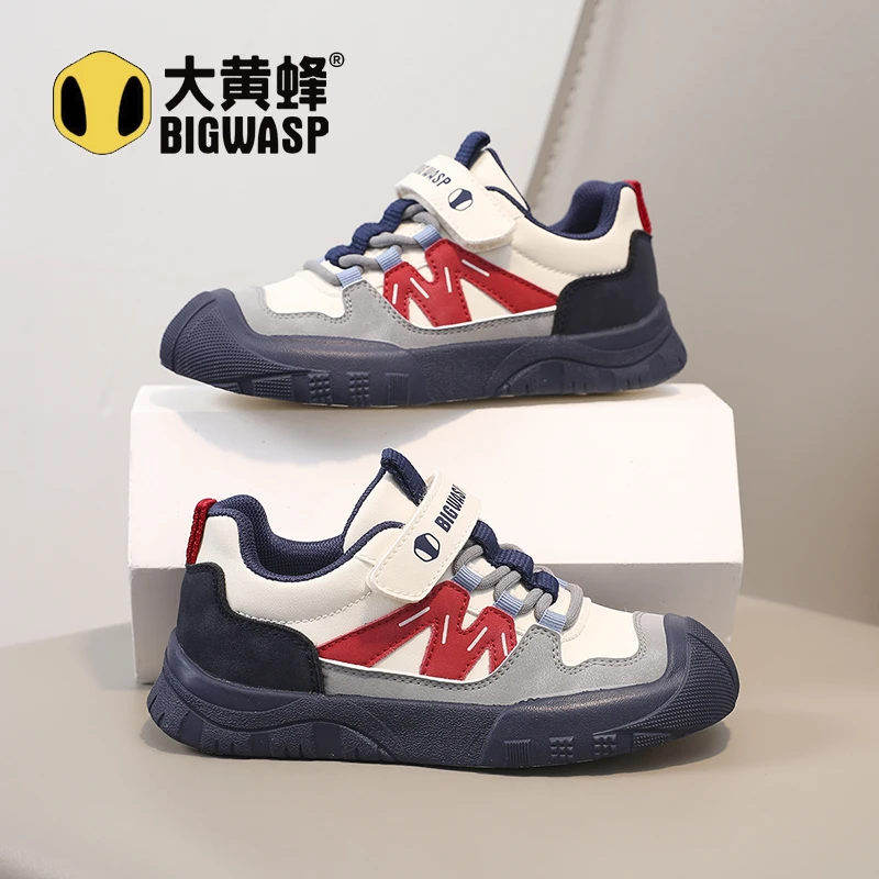 大黄蜂秋季新款男童运动鞋校园小白鞋儿童鞋户外跑步鞋百搭时尚潮