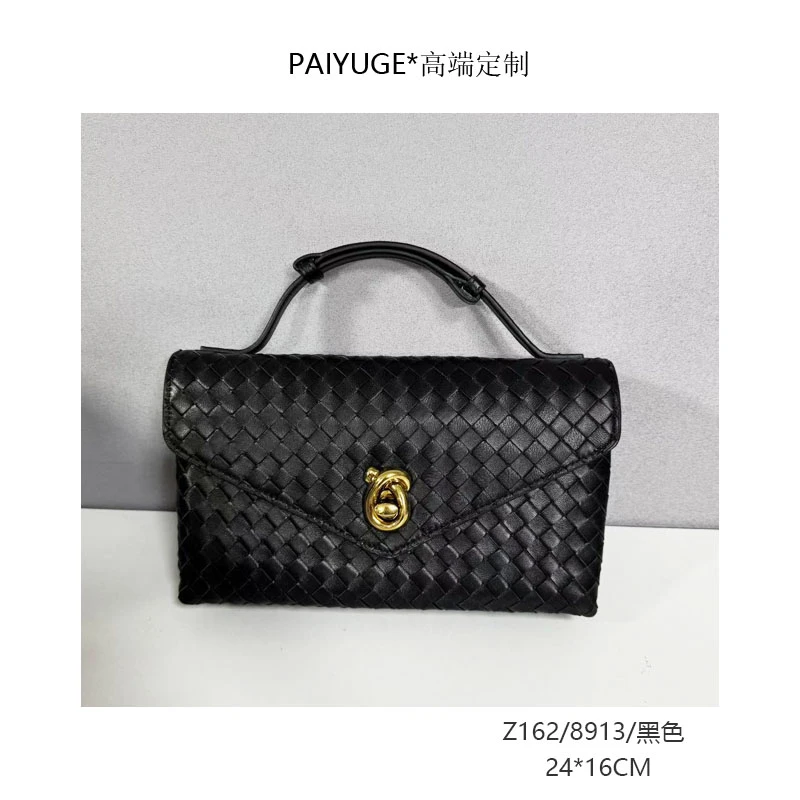 Z162/8913/黑色 高端定制女士手提包单肩包斜挎包106孤品