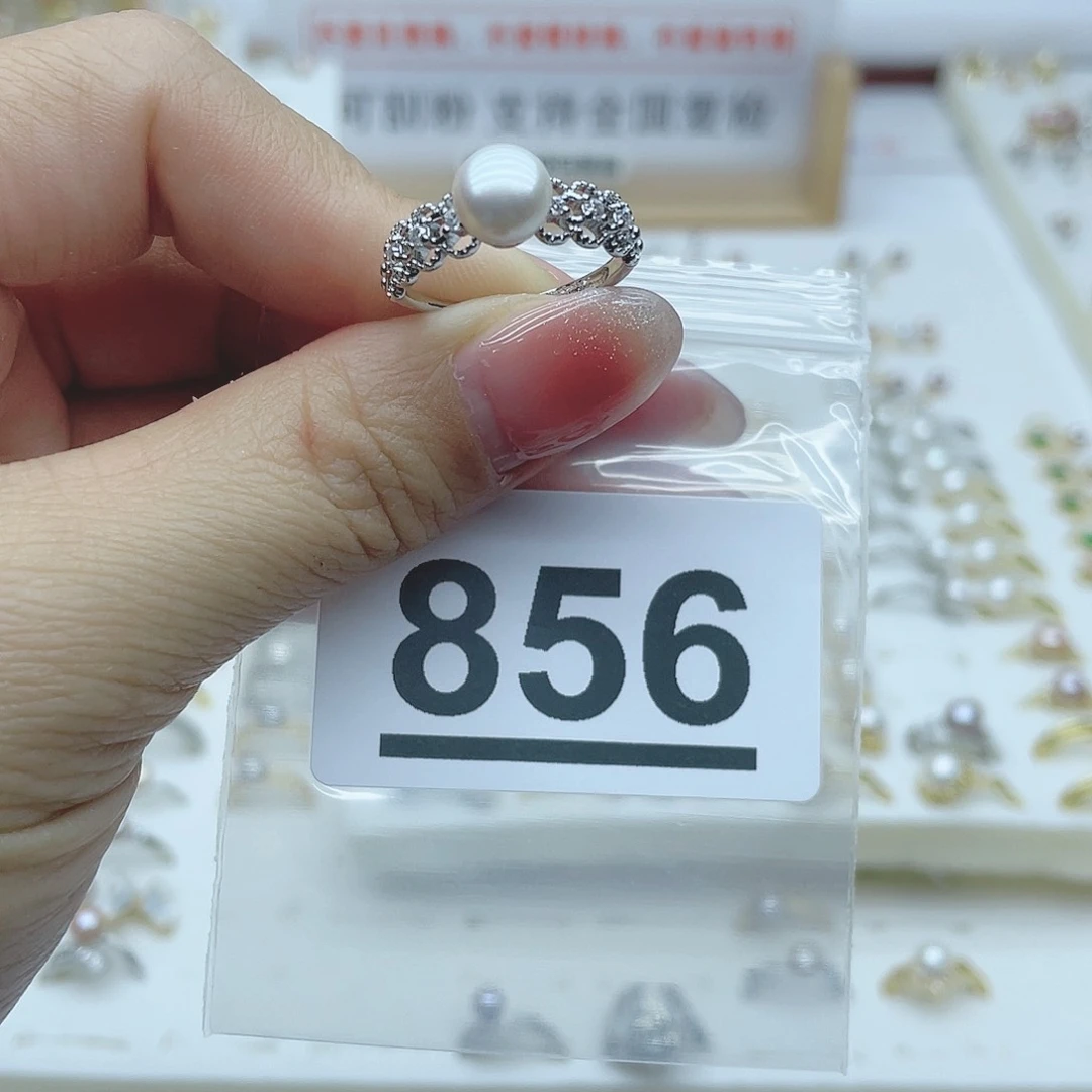 淡水珍珠珠宝奇石合金856