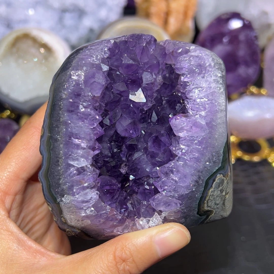 未镶嵌紫晶珠宝半成品27