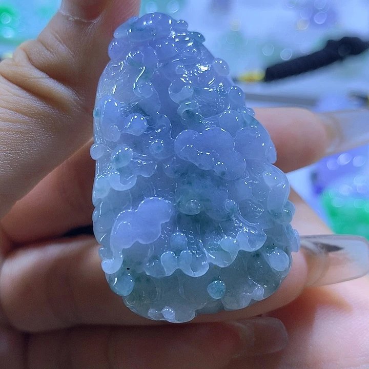 颈饰未镶嵌翡翠天然翡翠A货吊坠