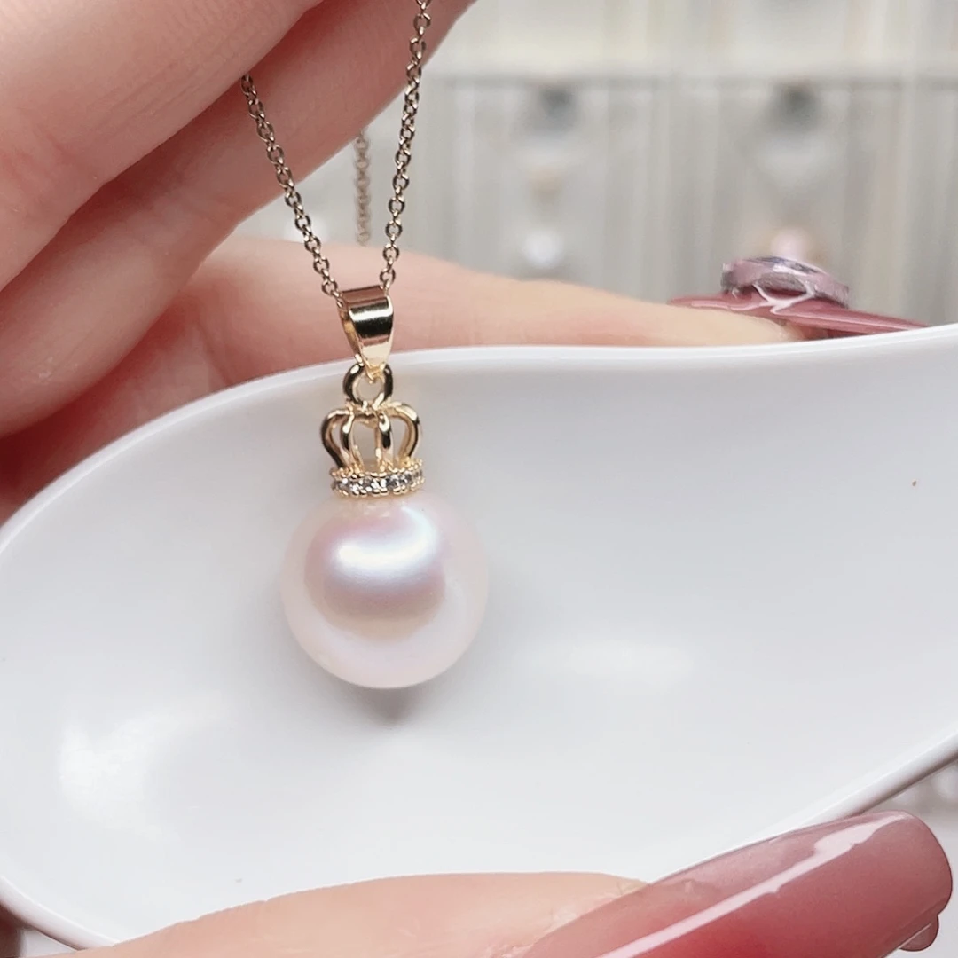 合金淡水珍珠吊坠(赠链)