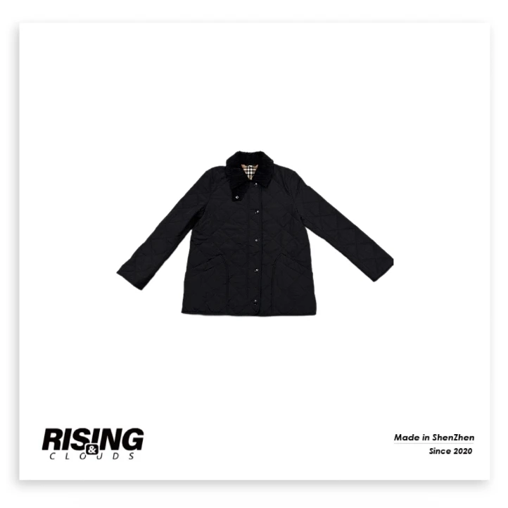 现【小云姐】老钱风菱形格外套080301