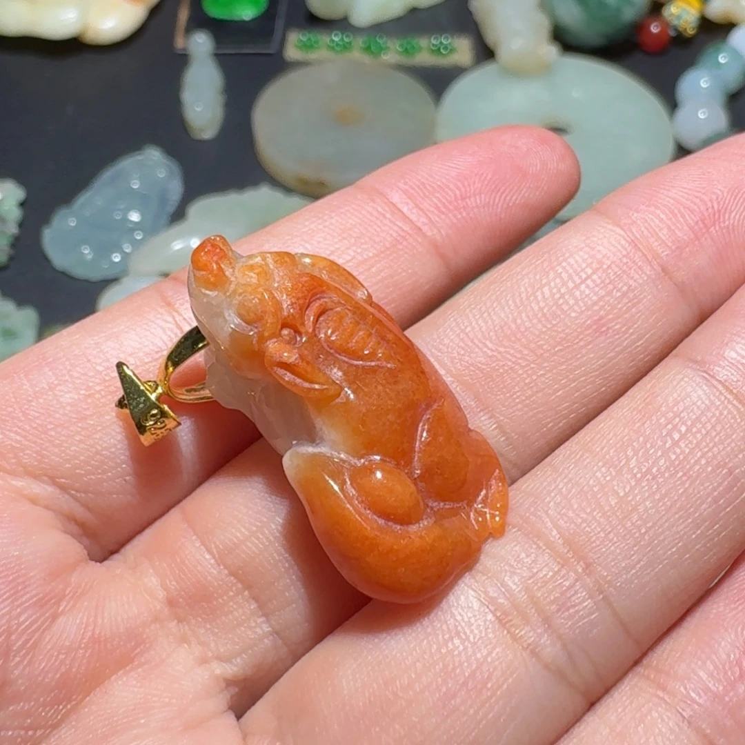 参***室颈饰未镶嵌翡翠11