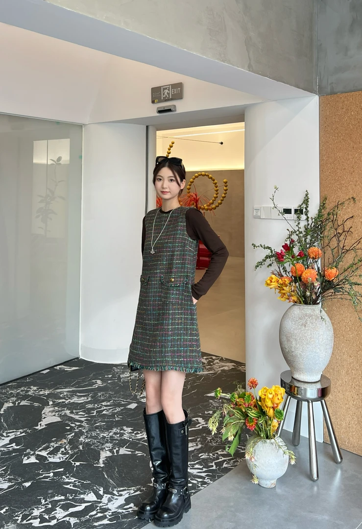 Hi TO Hi 设计师品牌 小众新品 糖果小香连衣裙