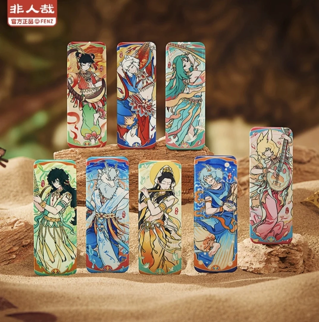 【LEESIR潮玩】【非人哉x敦煌画院方吧唧】伎乐飞天系列动漫吧唧代拆