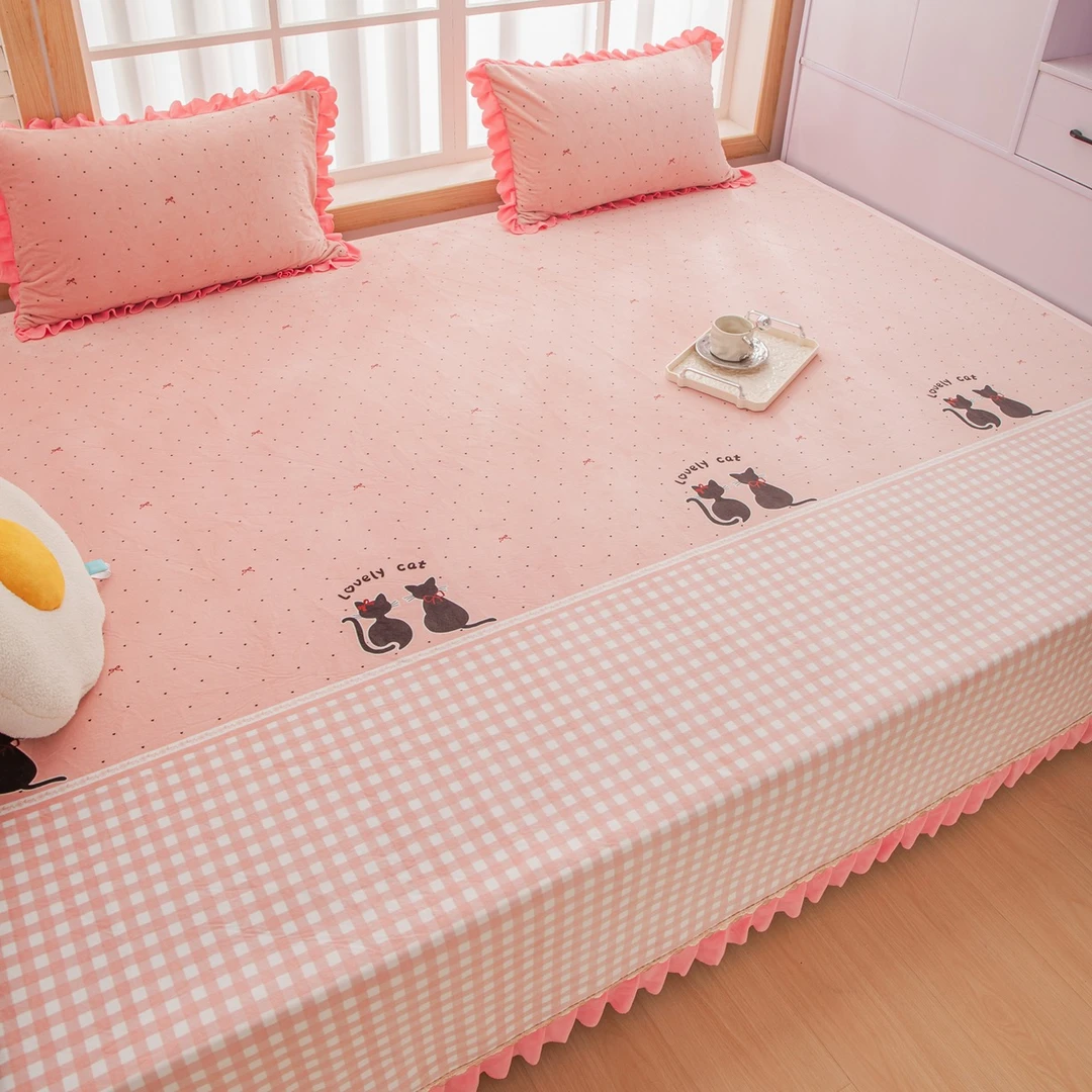 加厚牛奶绒榻榻米床盖专用2025新款农村土炕盖大尺寸3米炕单定制