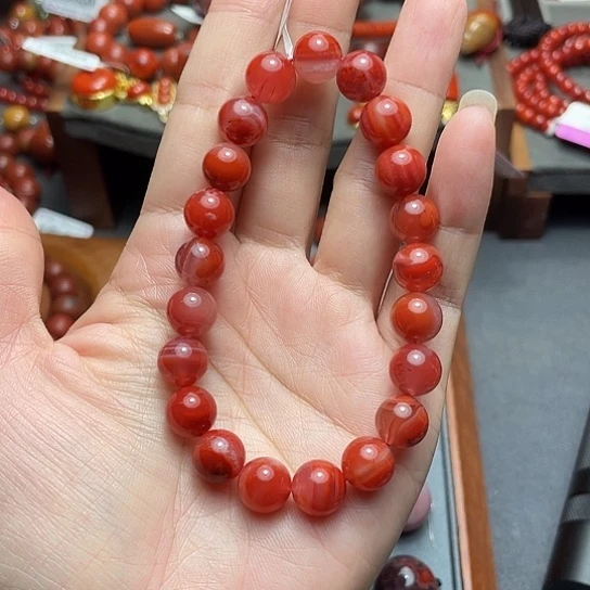 未镶嵌手串9多样性发南红玛瑙