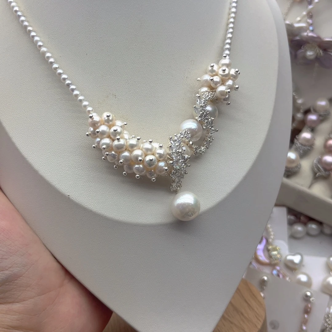 未镶嵌淡水珍珠颈饰