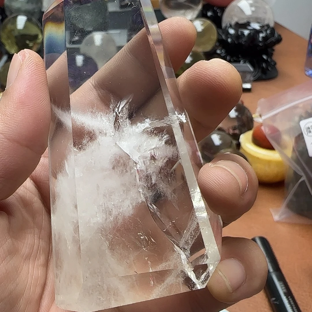 水晶摆件未镶嵌a088