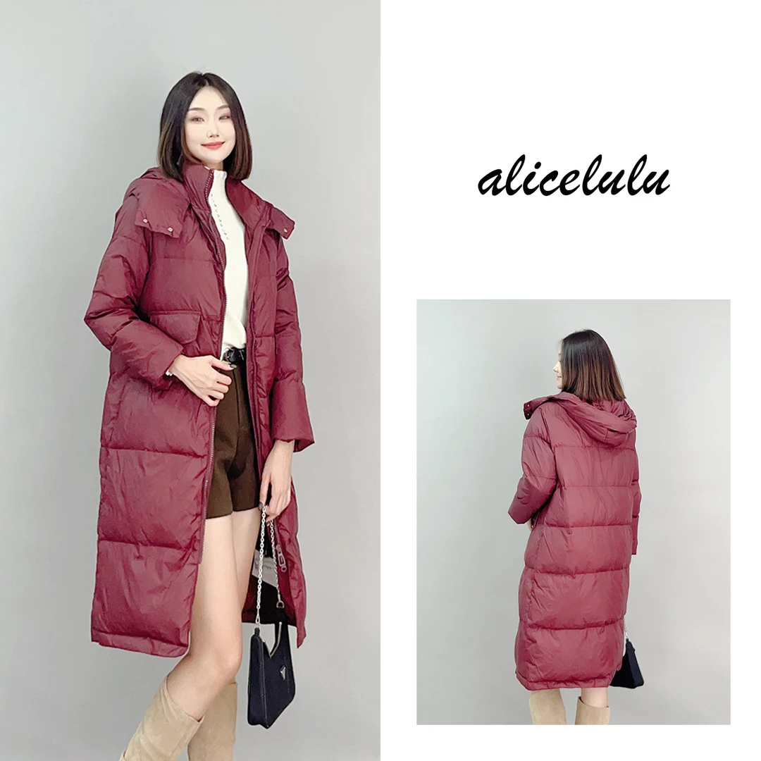 3 ALICE “自发热”羽绒服 保暖长款 蓬松鸭绒 S2140913Tr