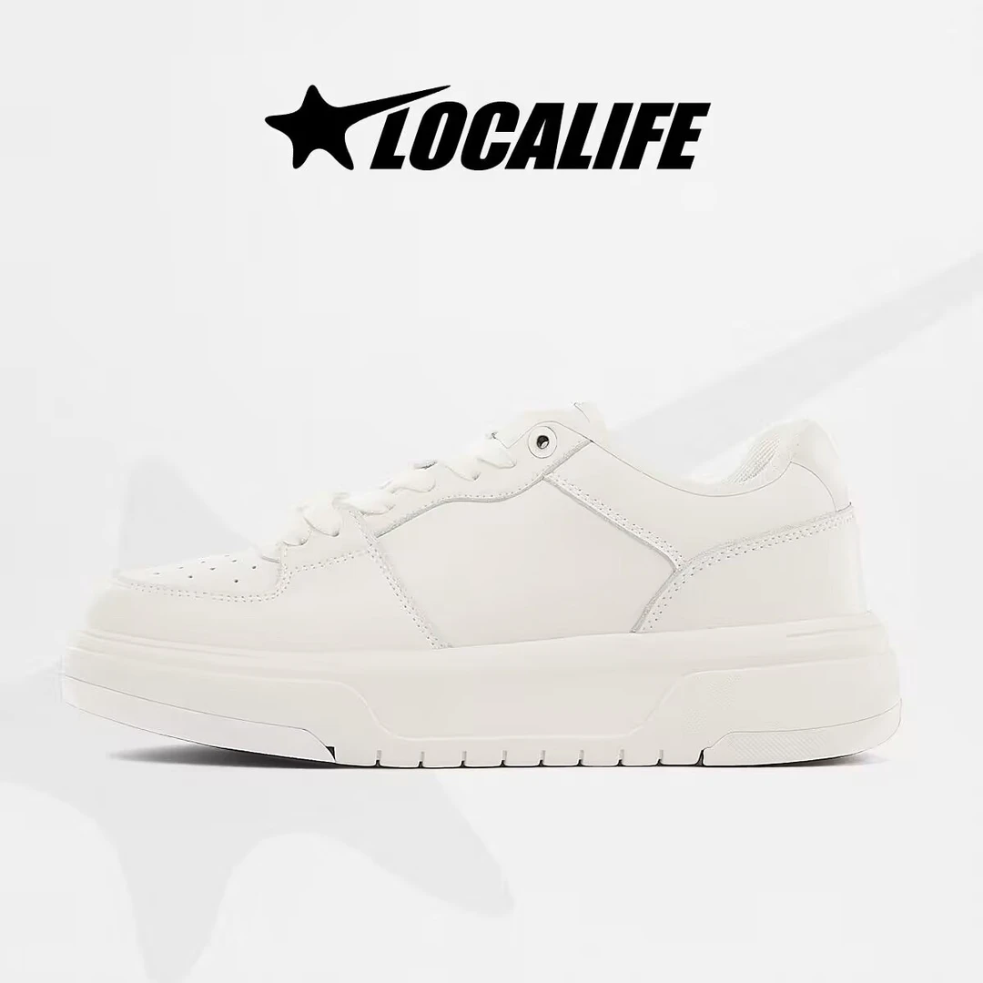 Localife/洛卡主义2025年夏季新款情侣百搭低帮男鞋休闲小白鞋女