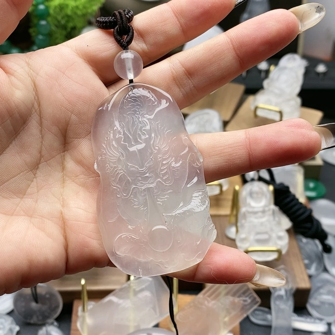 石英质玉颈饰未镶嵌重**杨