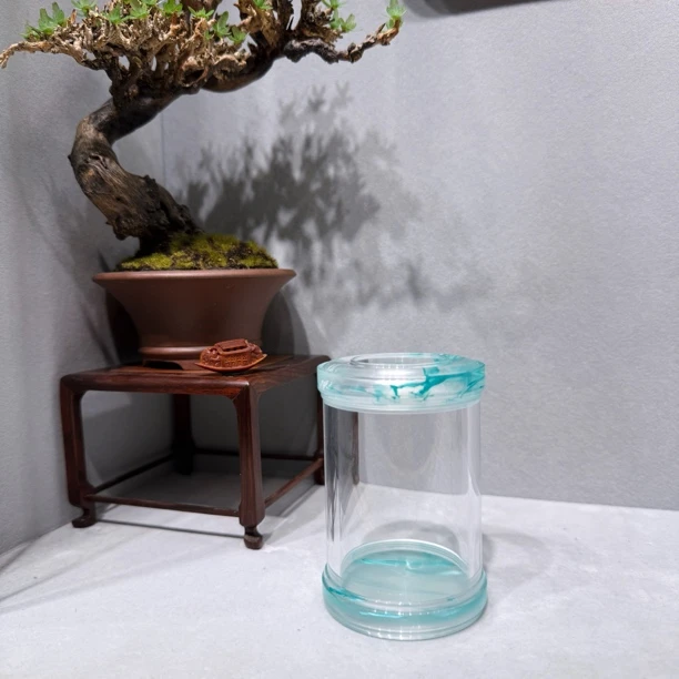 2022新款小黄师傅精致60-5玉玲珑独眼亚克力有机蝈蝈罐蝈蝈筒