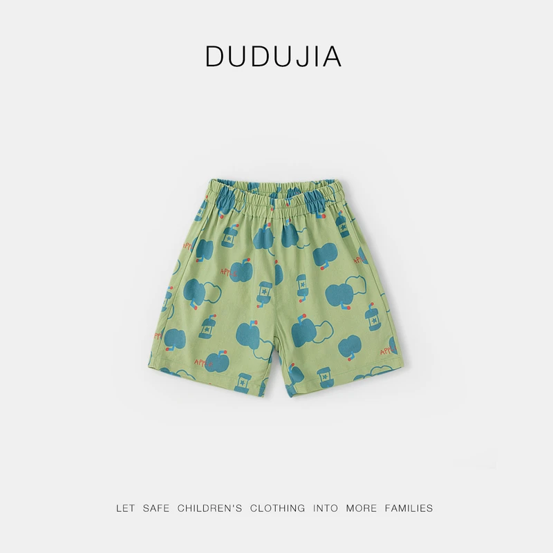 嘟嘟家宝宝短裤夏季薄款儿童五分裤夏款满印男童女童夏装休闲短裤