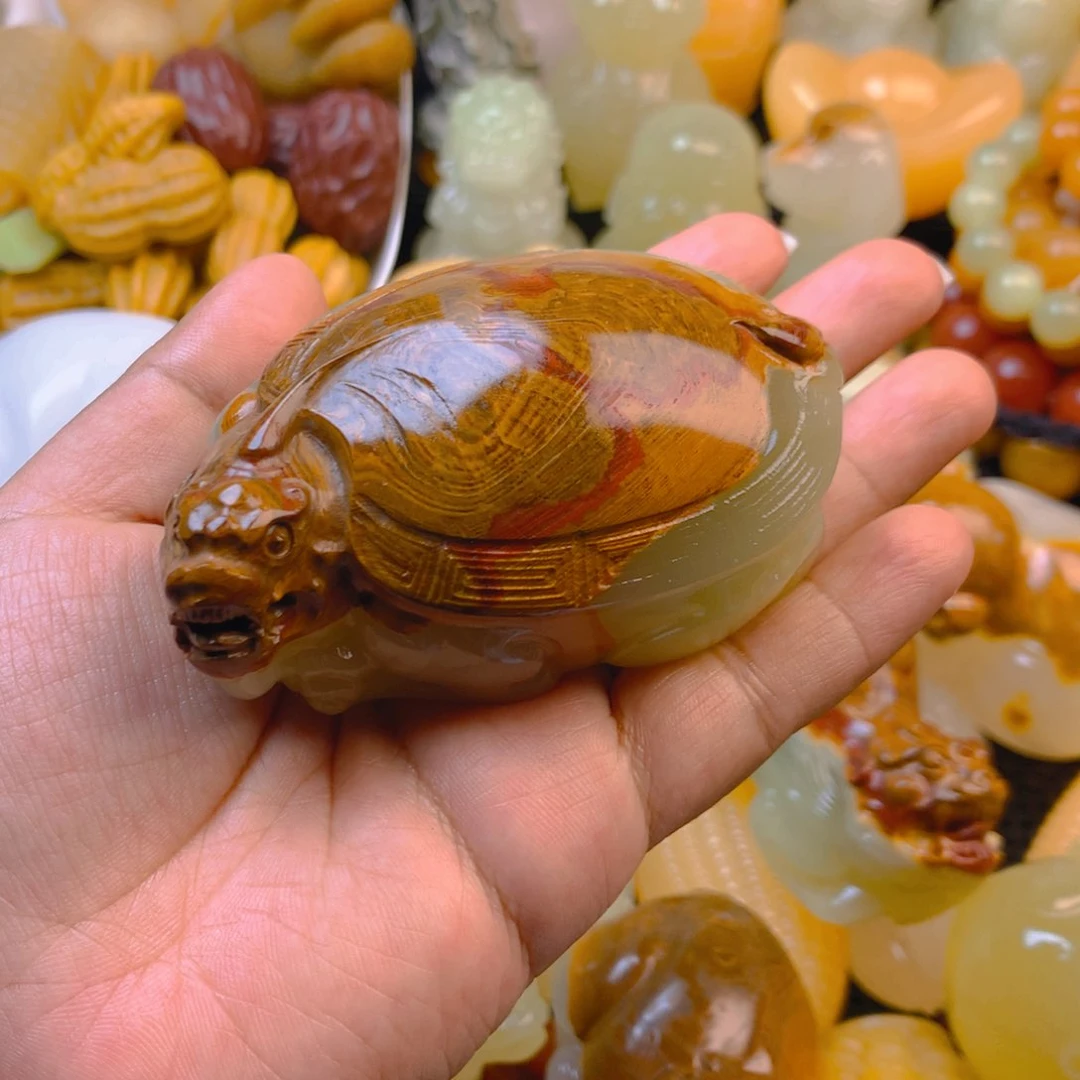 褔*新疆五彩石龙龟