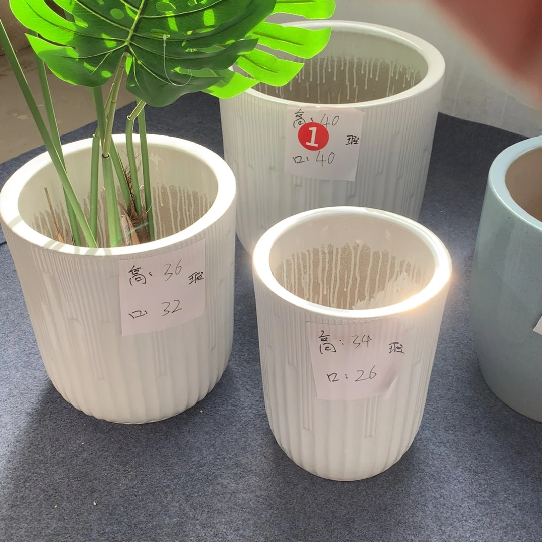 高温陶瓷花盆微瑕