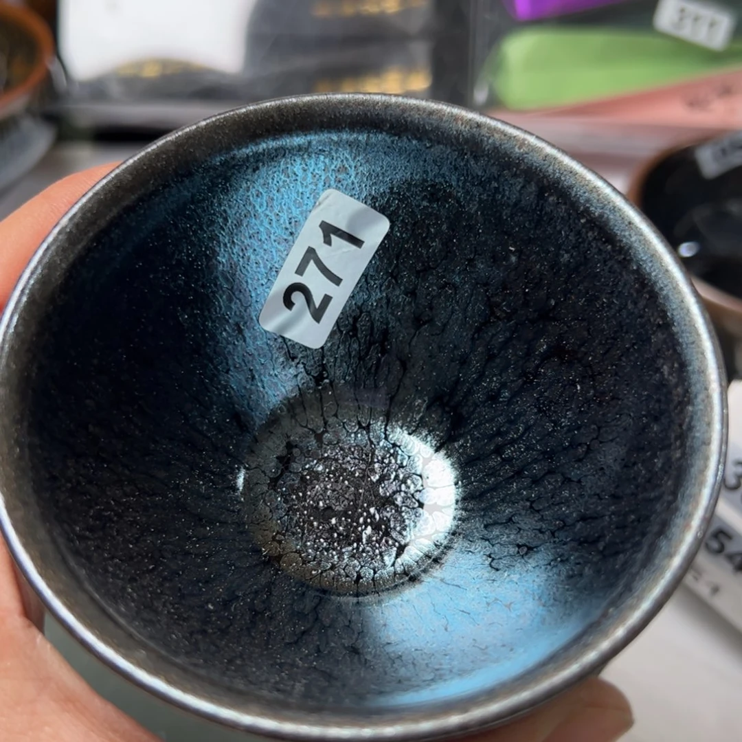 茶盏枫**秋全手工原矿原釉建盏