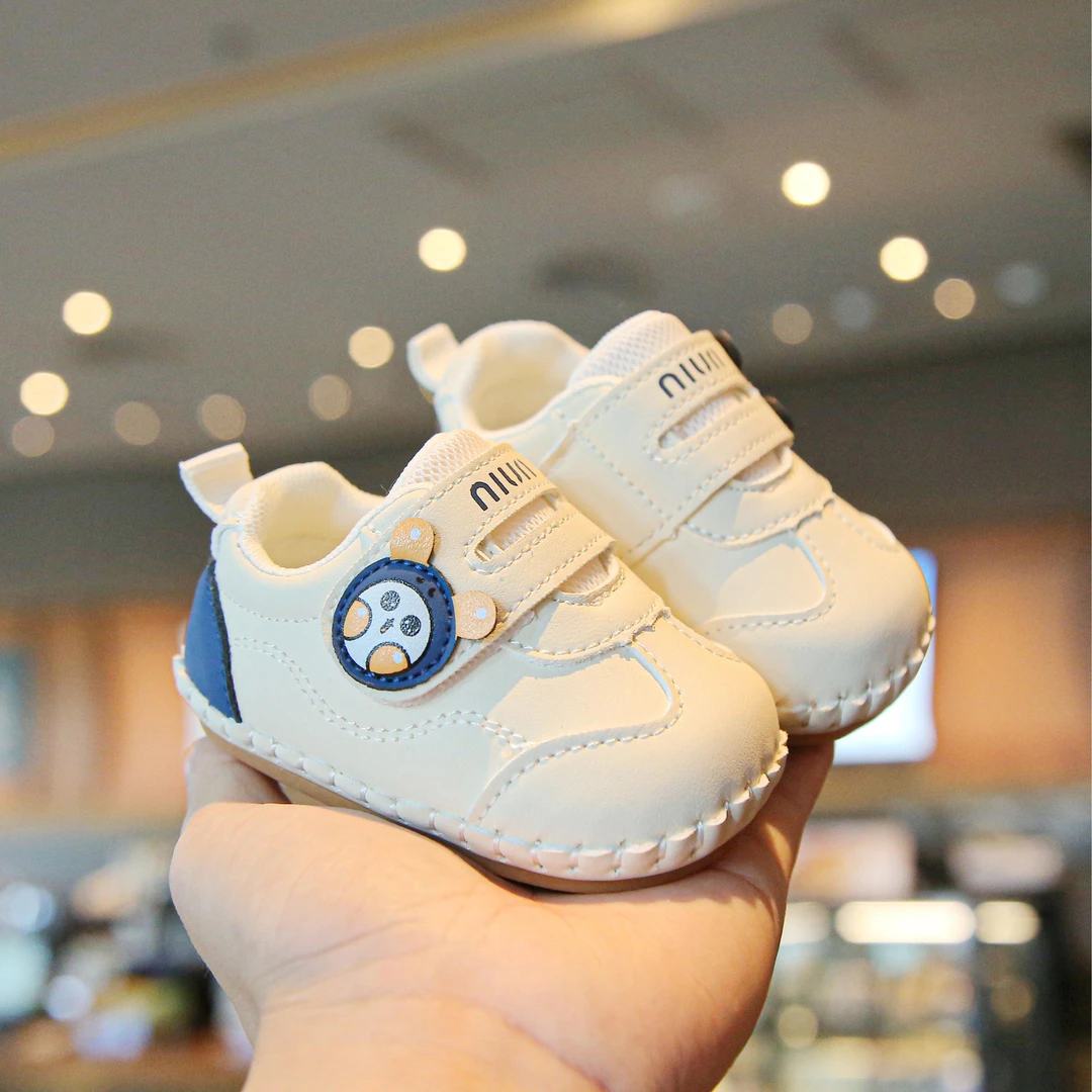 秋季软底鞋0-2岁男女宝学步鞋防掉透气休闲婴儿鞋婴幼儿防滑童鞋