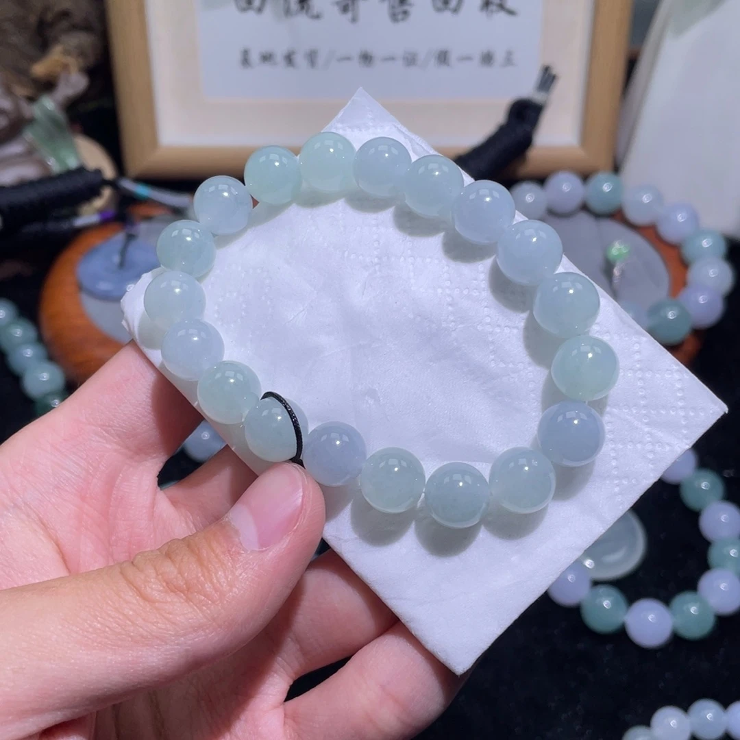 颈饰未镶嵌翡翠手串36