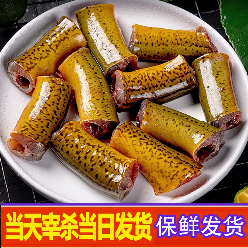 【现宰杀现发】野生鳝鱼黄鳝鲜活现杀发新鲜发货鳝鱼段口感鲜嫩鳝鱼