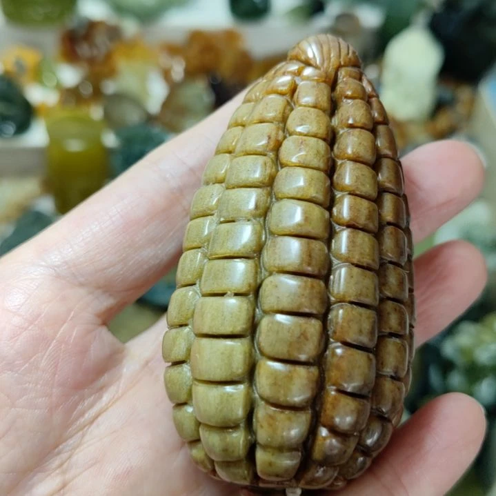 岫玉未镶嵌手把件款式