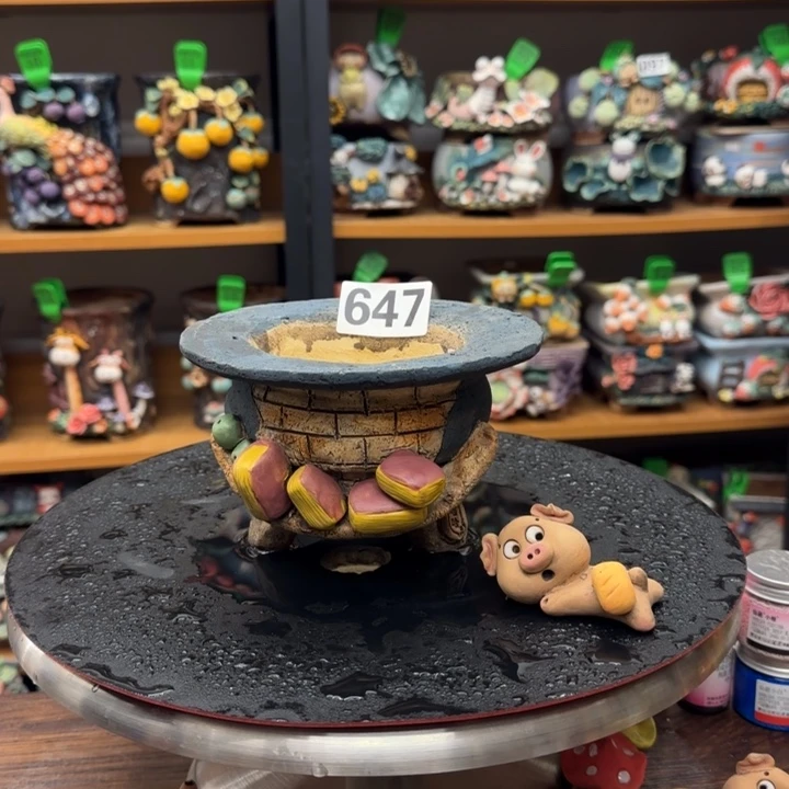 【闪购商品】粗陶手捏