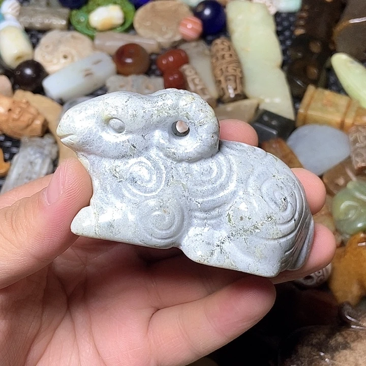 和田玉未镶嵌颈饰54