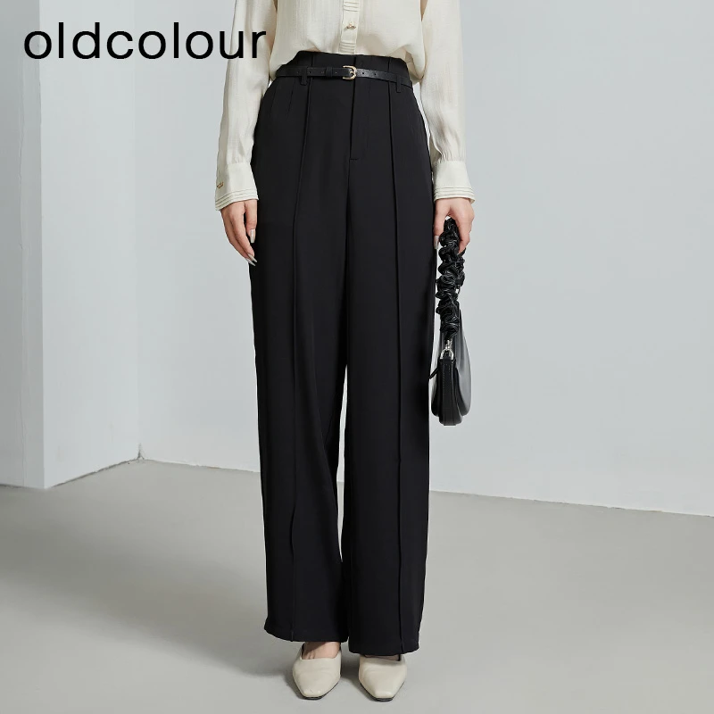 【商场专柜】春季休闲时尚通勤黑色百搭长裤P31