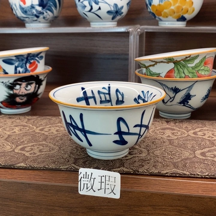 釉下老陶泥手工绘制